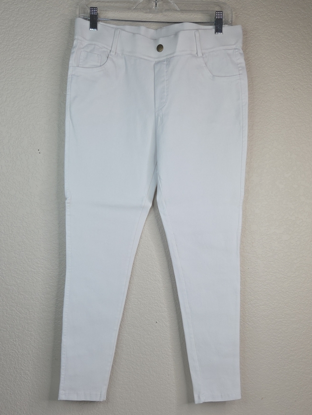 Women’s White Stretch Skinny Jeans